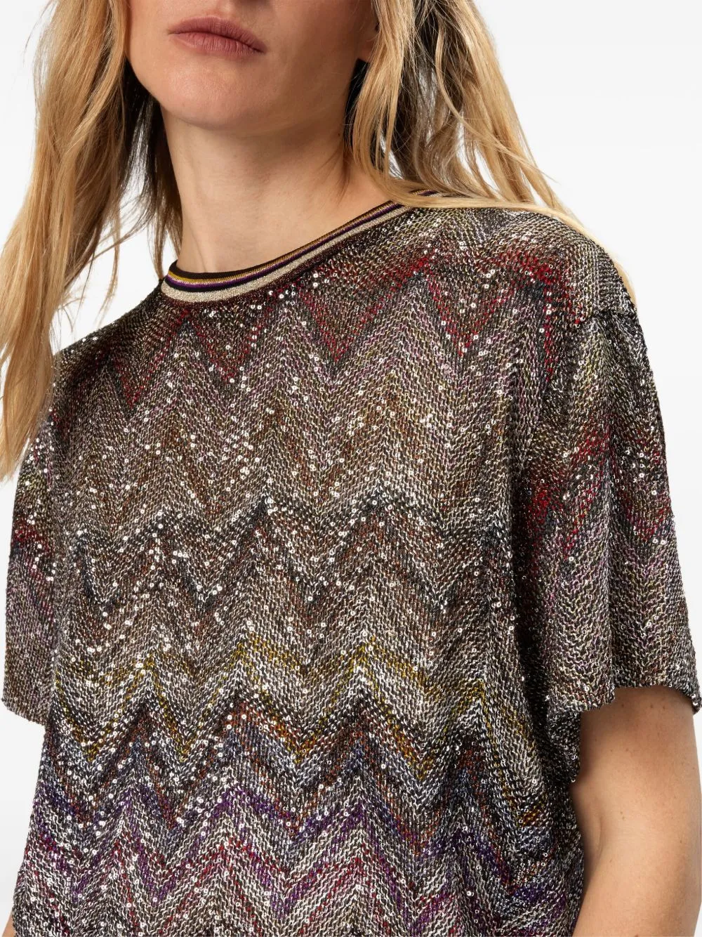 MULTICOLOUR VISCOSE T-SHIRT sold by Lord & Taylor product image thumbnail 2