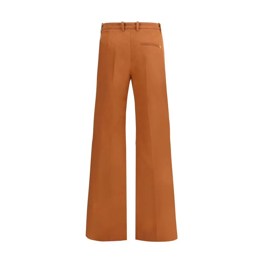 Brown Cotton Flared Pants sold by Lord & Taylor product image thumbnail 2