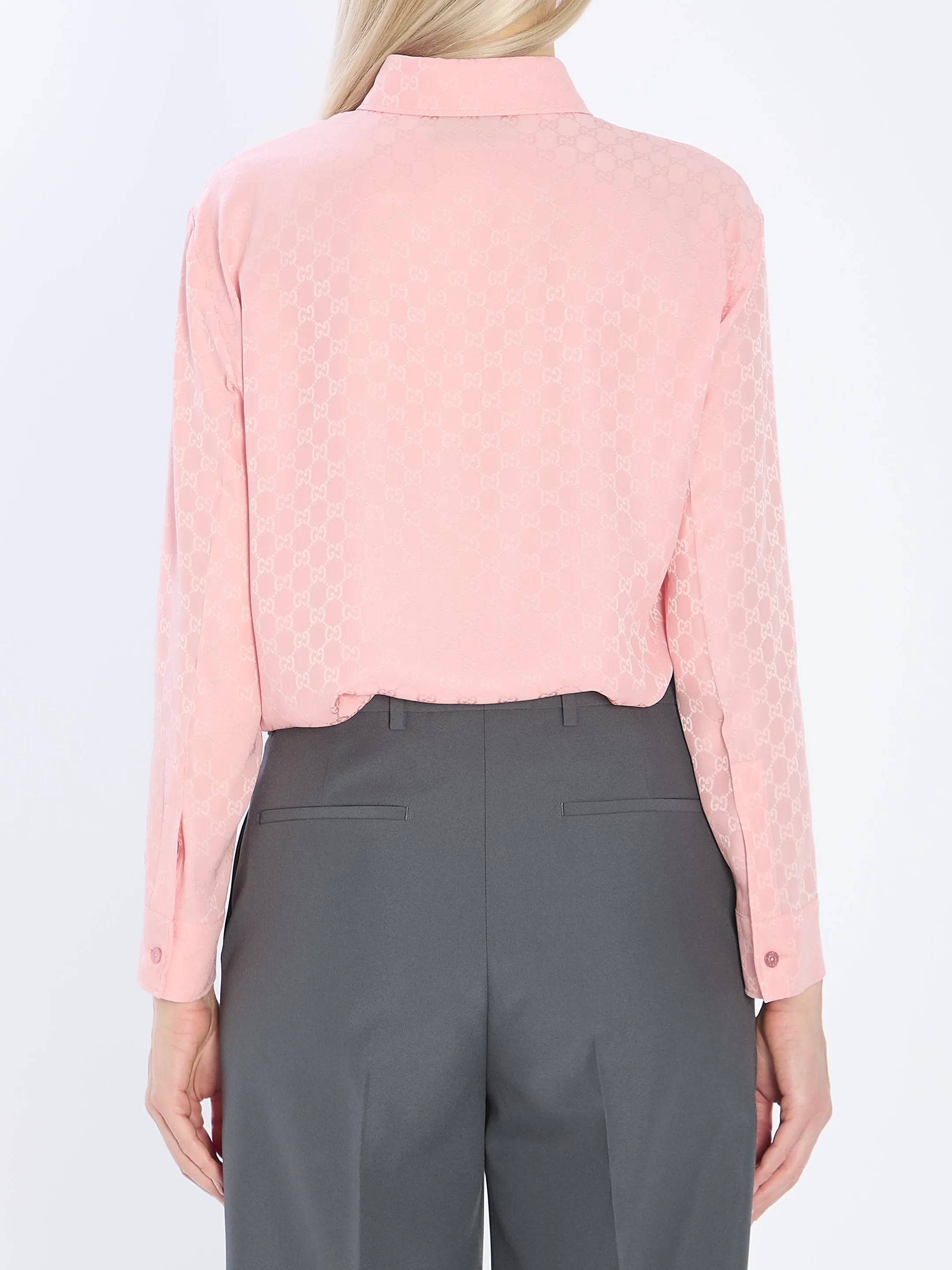 GG JACQUARD SILK SHIRT sold by Lord & Taylor product image thumbnail 4