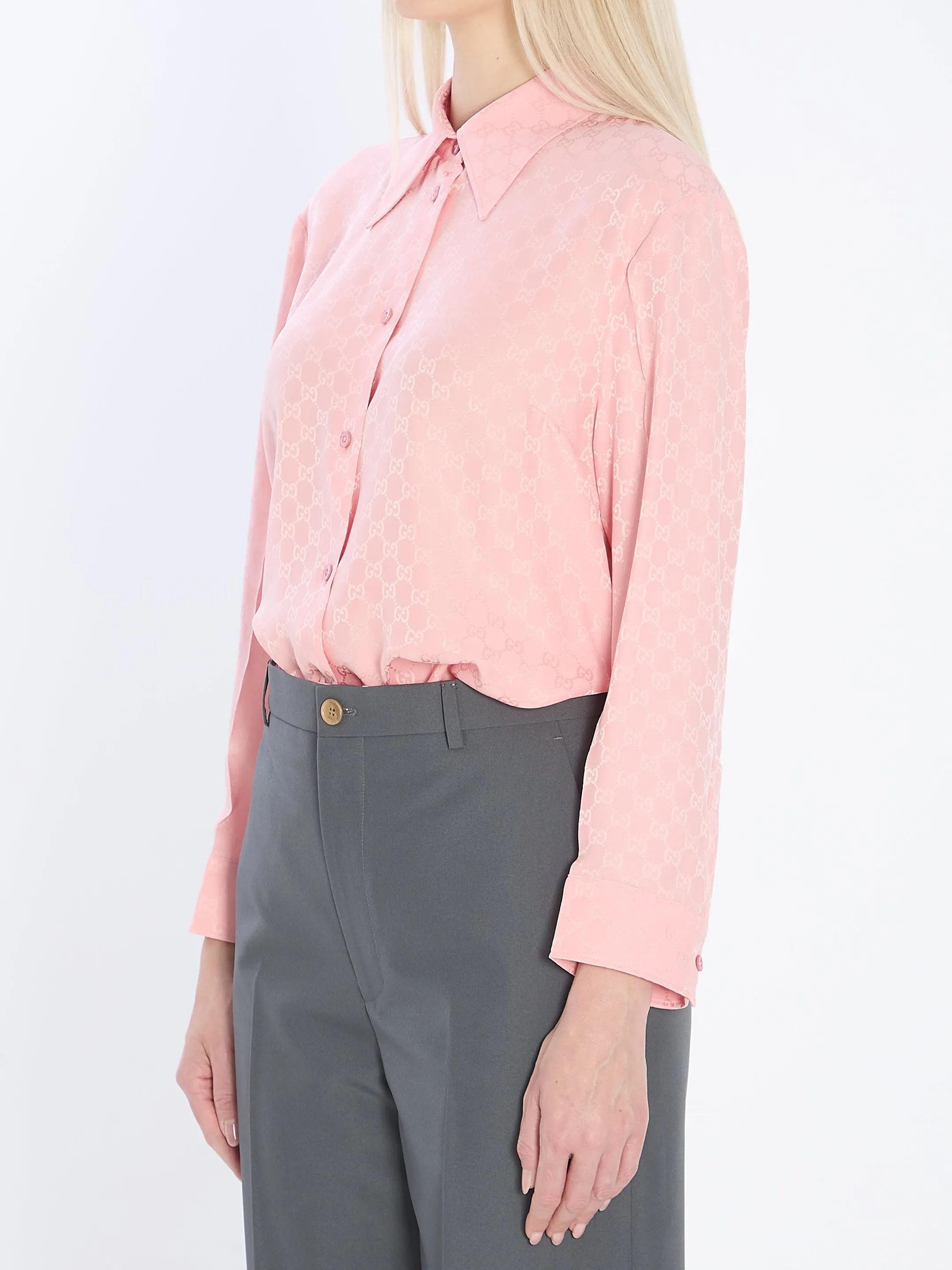 GG JACQUARD SILK SHIRT sold by Lord & Taylor product image thumbnail 2