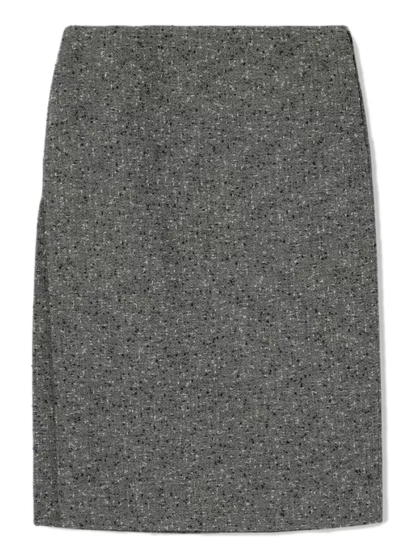 BUTTONED WOOL SKIRT sold by Lord & Taylor