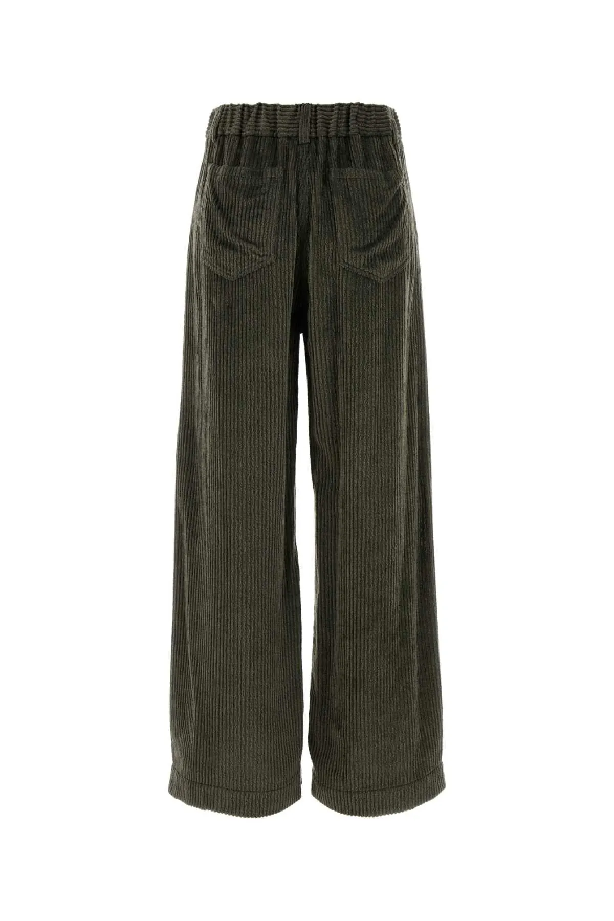 ARMY GREEN CORDUROY WIDE-LEG PANT sold by Lord & Taylor product image thumbnail 2