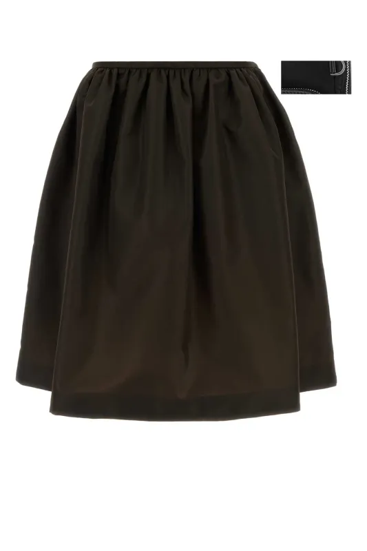 CHOCOLATE NYLON SKIRT sold by Lord & Taylor