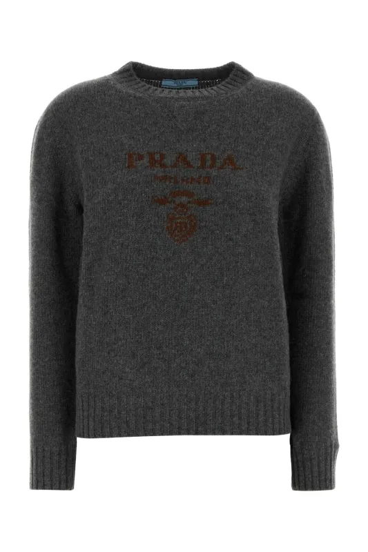 DARK GREY WOOL BLEND SWEATER made by Lord & Taylor