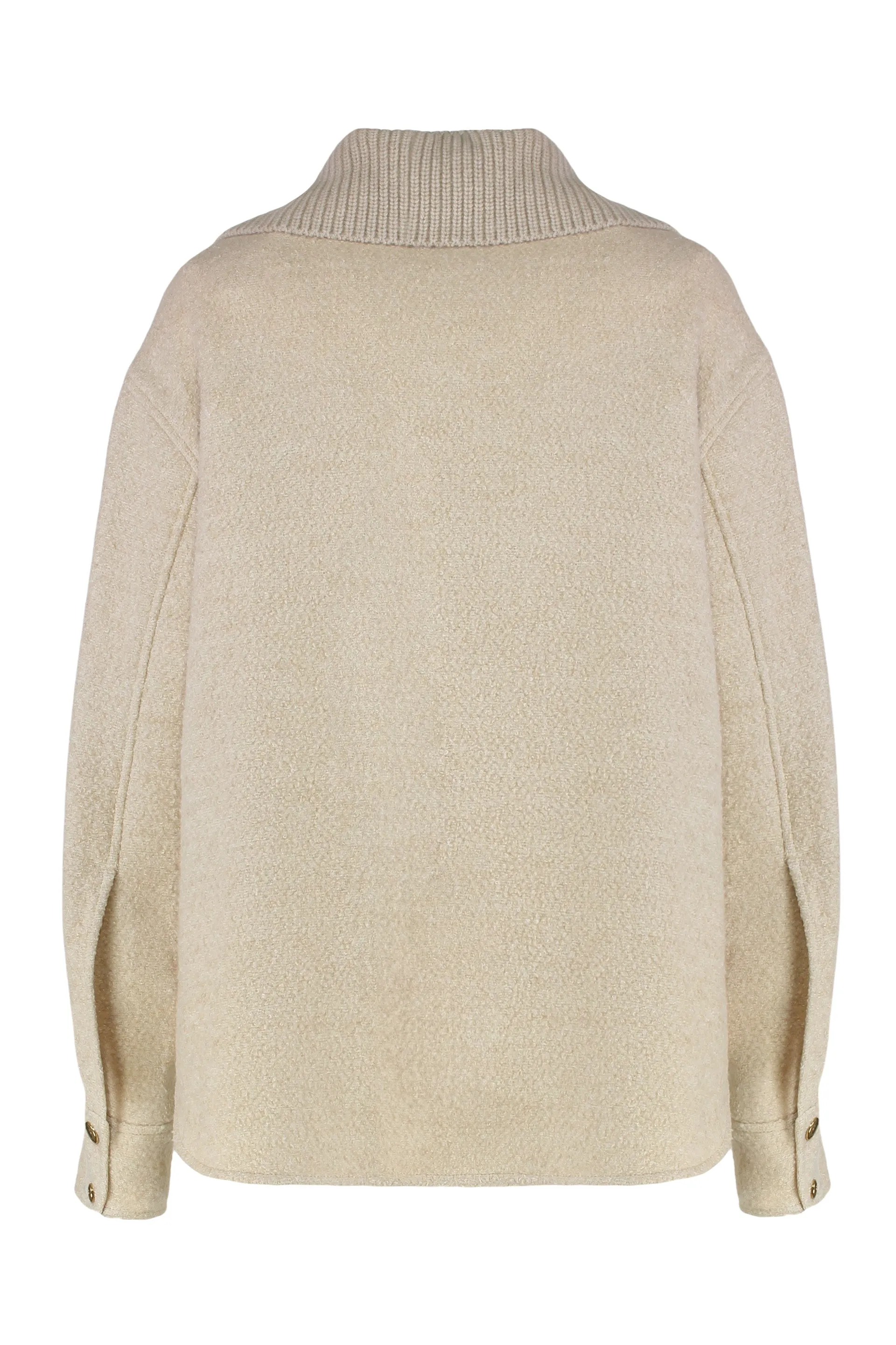 JACKET SHIRT IN MIXED WOOL sold by Lord & Taylor product image thumbnail 2