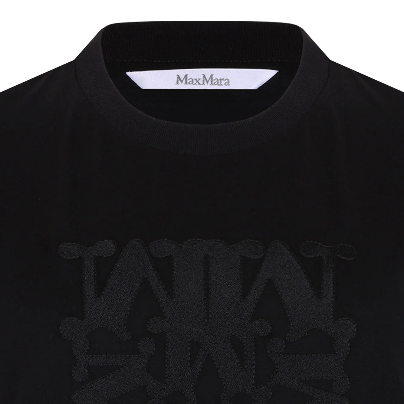 BLACK COTTON T-SHIRT sold by Lord & Taylor product image thumbnail 3