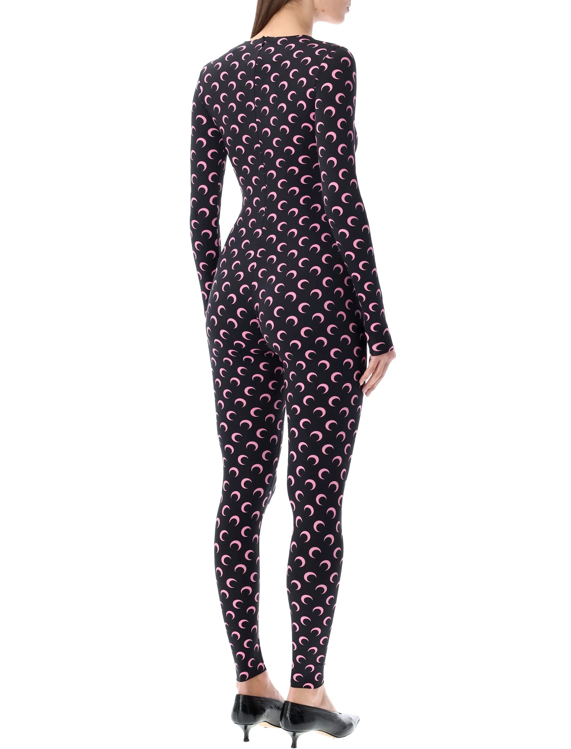 MARINE SERRE MOON PRINTED STRETCH JERSEY CATSUIT sold by Lord & Taylor product image thumbnail 2