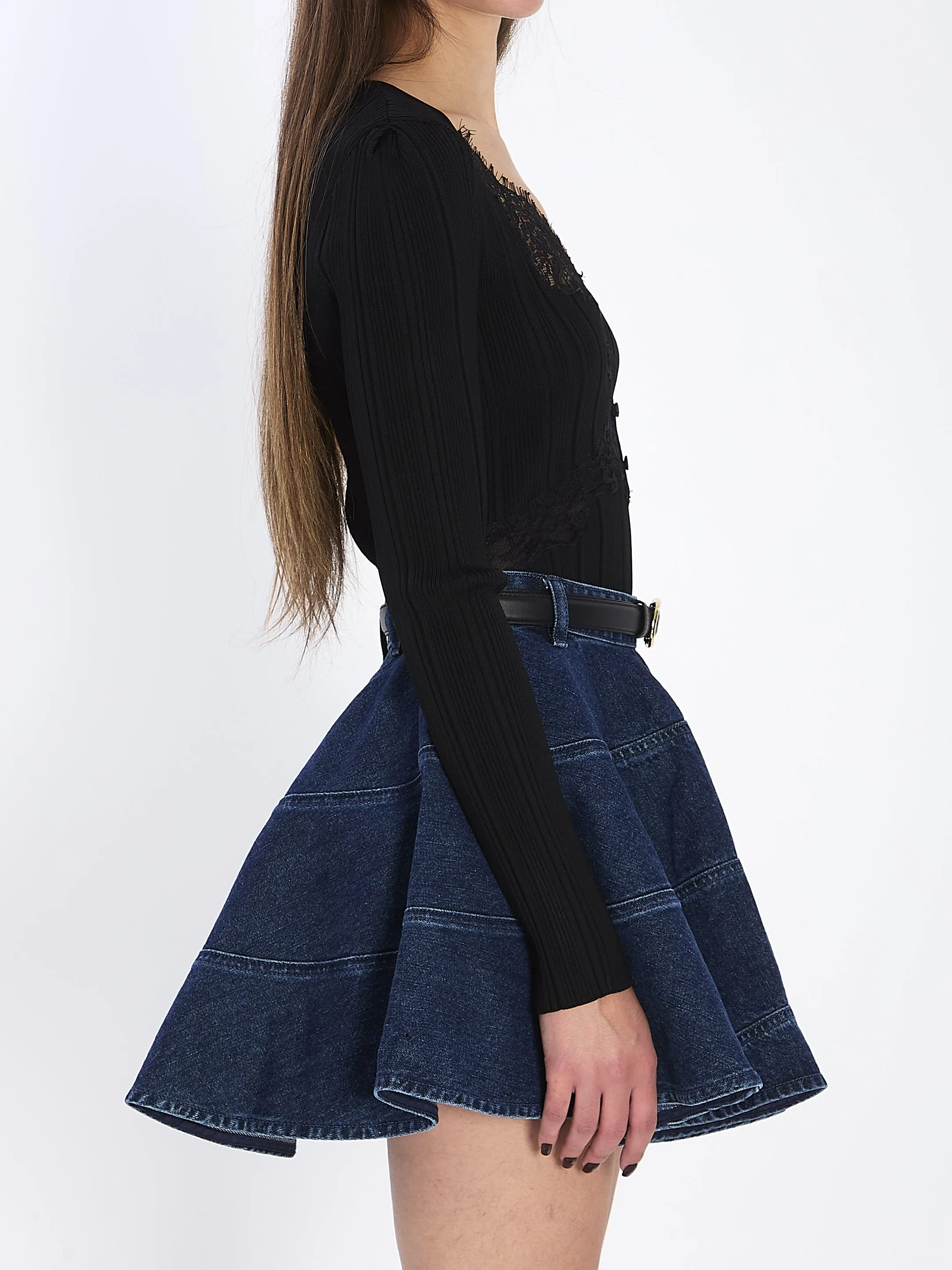 LACE KNIT TOP sold by Lord & Taylor product image thumbnail 3
