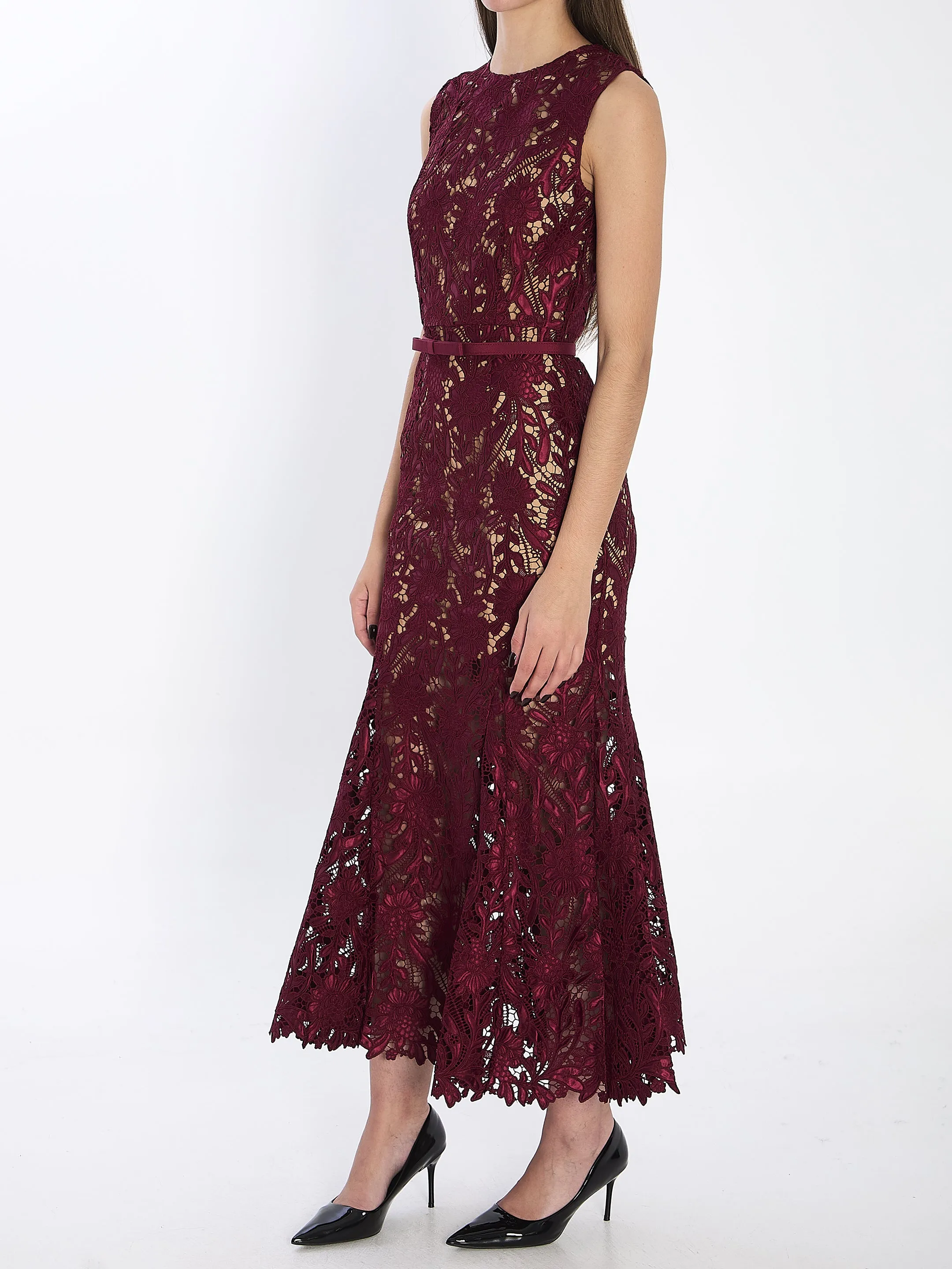 GUIPURE LACE MIDI DRESS sold by Lord & Taylor product image thumbnail 2