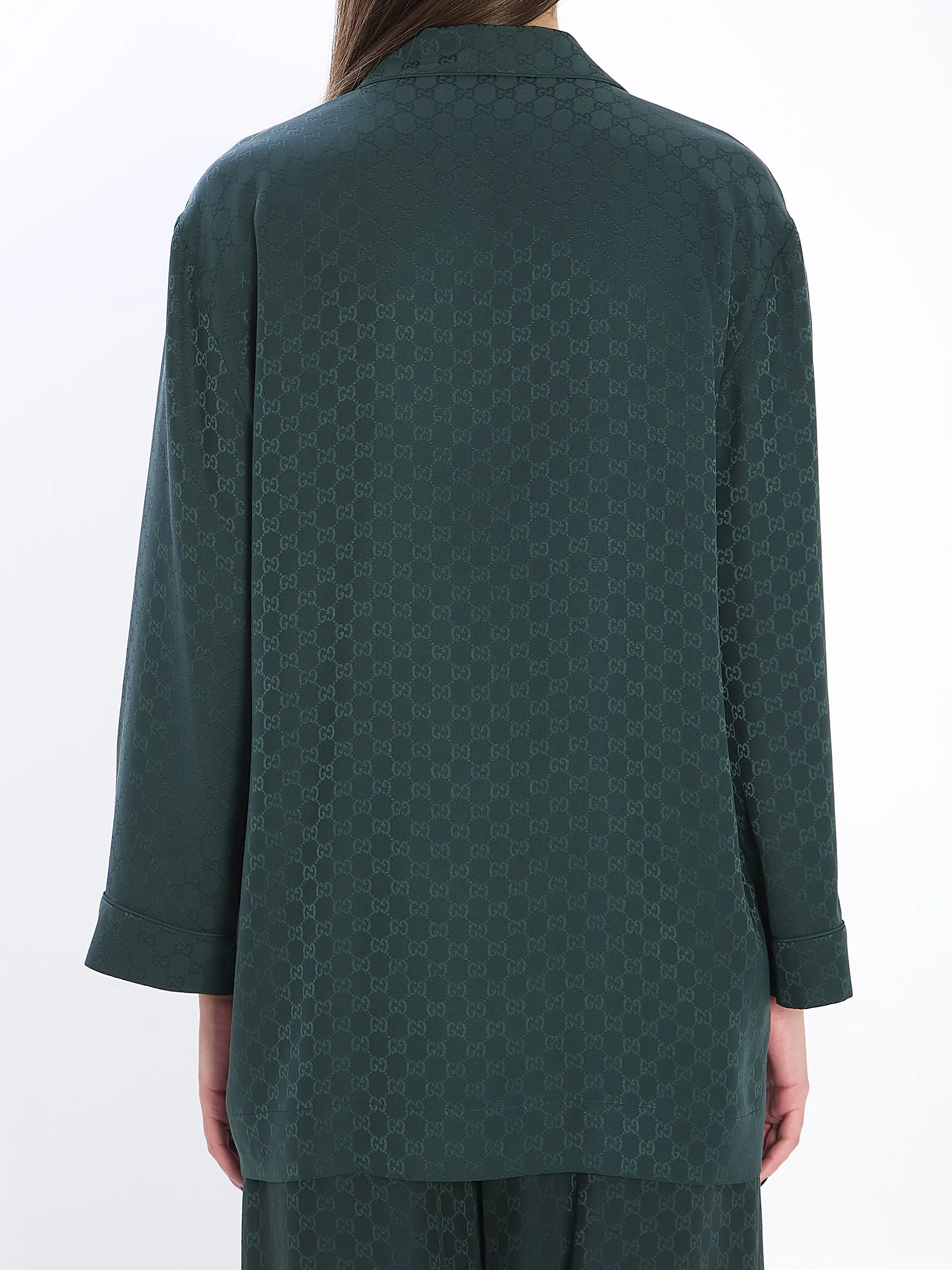 GG JACQUARD SILK SHIRT sold by Lord & Taylor product image thumbnail 4