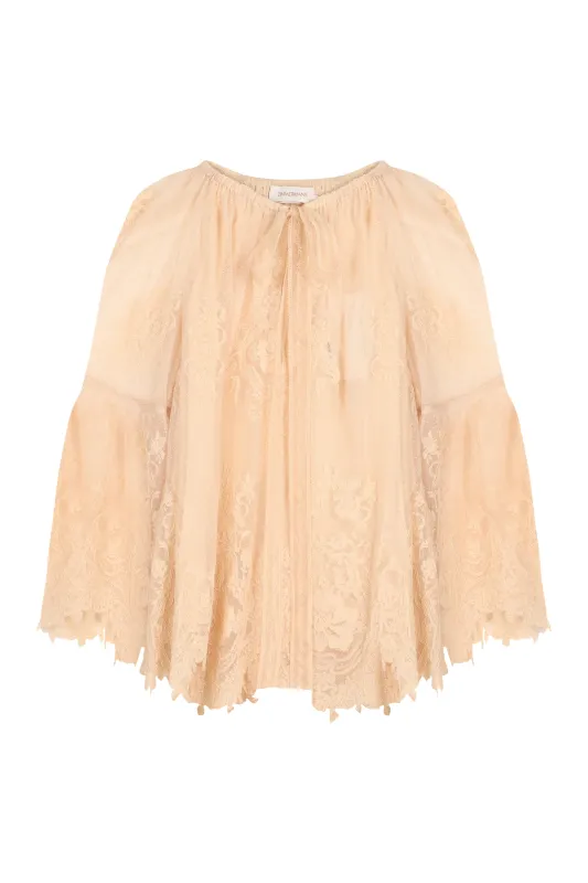 HYPNOTIC LACE BLOUSE sold by Lord & Taylor
