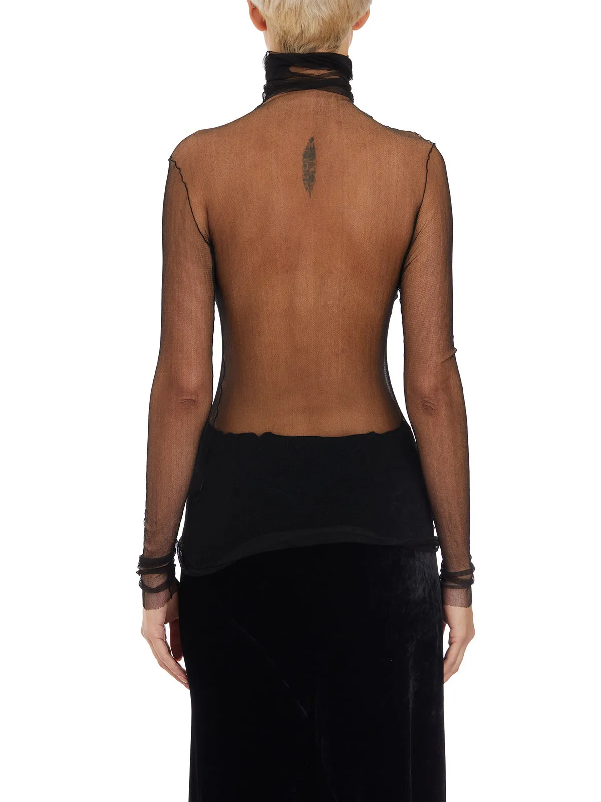 SILK TULLE CISNE TOP sold by Lord & Taylor product image thumbnail 3