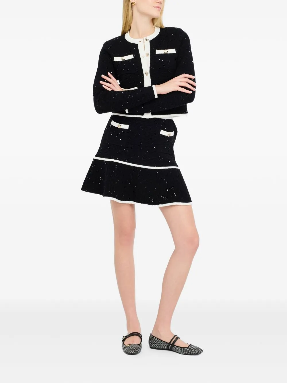 GLITTER WAFFLE WEAVE sold by Lord & Taylor product image thumbnail 5