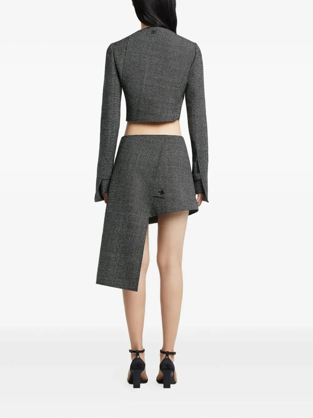 ASYMMETRIC PANELLED MINI SKIRT sold by Lord & Taylor product image thumbnail 3