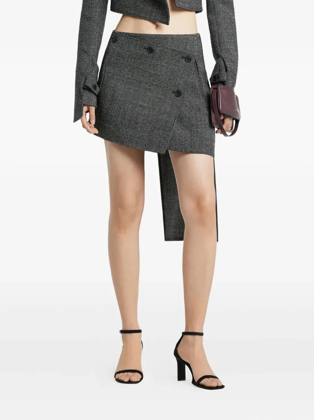 ASYMMETRIC PANELLED MINI SKIRT sold by Lord & Taylor product image thumbnail 4