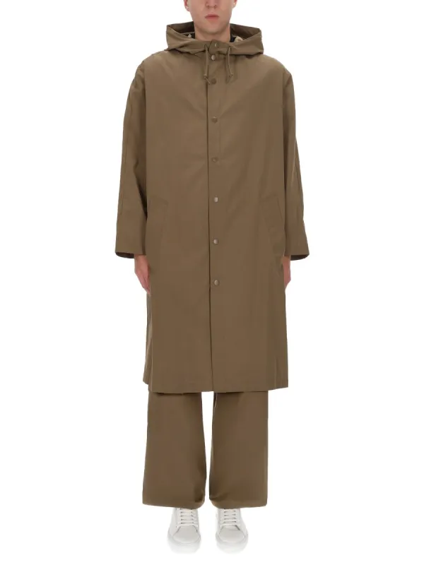 BROWN POLYESTER COTTON TRENCH sold by Lord & Taylor