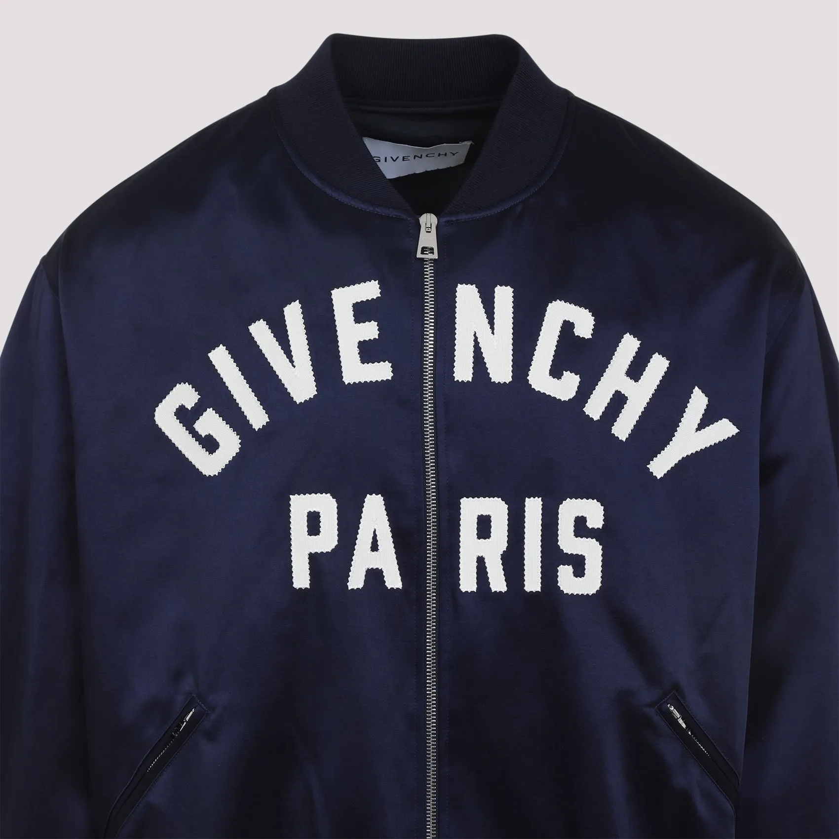 BLUE COTTON-ACETATE JACKET sold by Lord & Taylor product image thumbnail 4