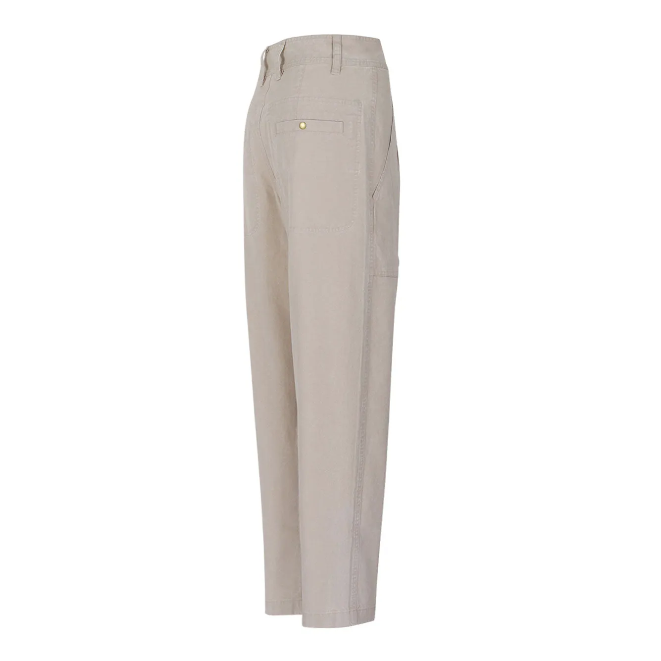 BEIGE COTTON TROUSERS sold by Lord & Taylor product image thumbnail 3
