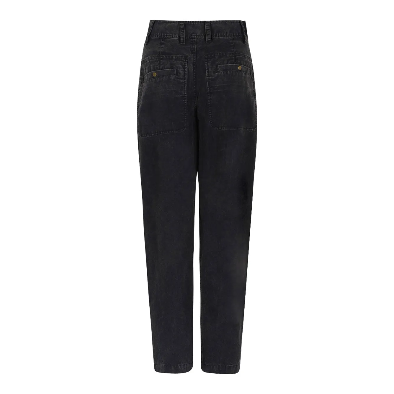 FADED BLACK COTTON TROUSERS sold by Lord & Taylor product image thumbnail 2