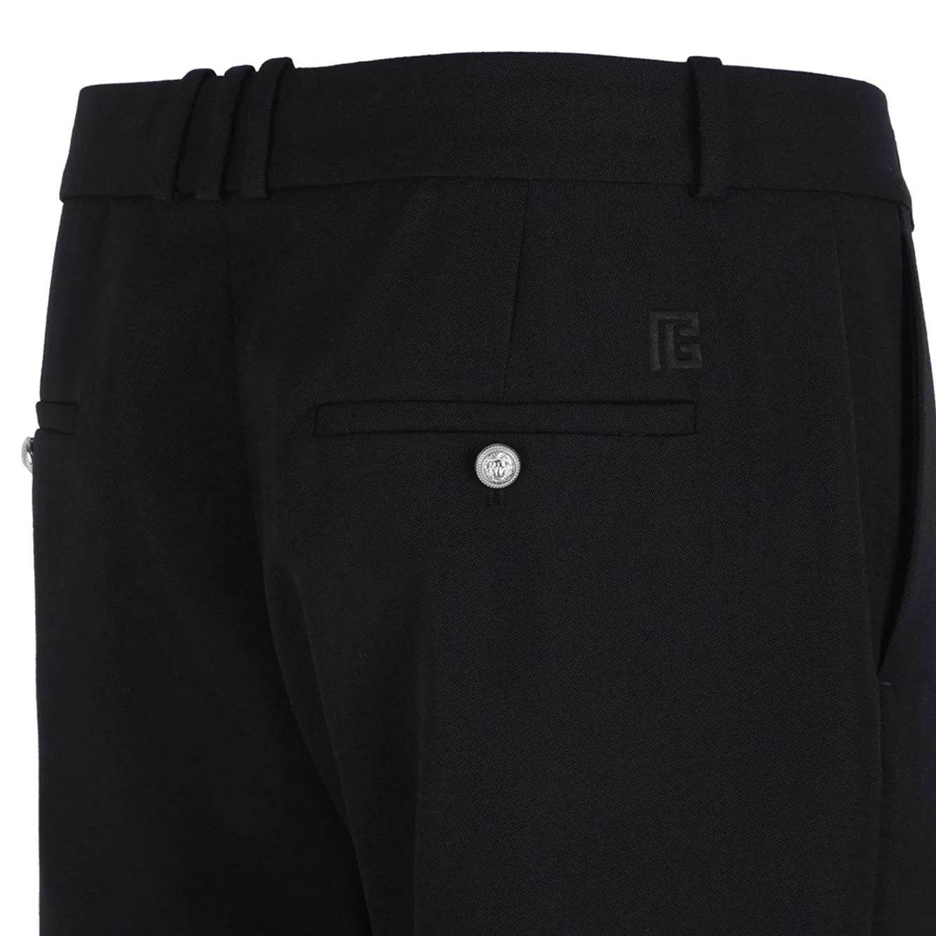 BLACK VIRGIN WOOL TROUSERS sold by Lord & Taylor product image thumbnail 4