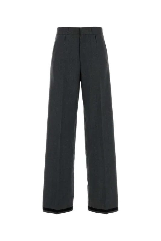 GREY WOOL-BLEND TROUSERS sold by Lord & Taylor