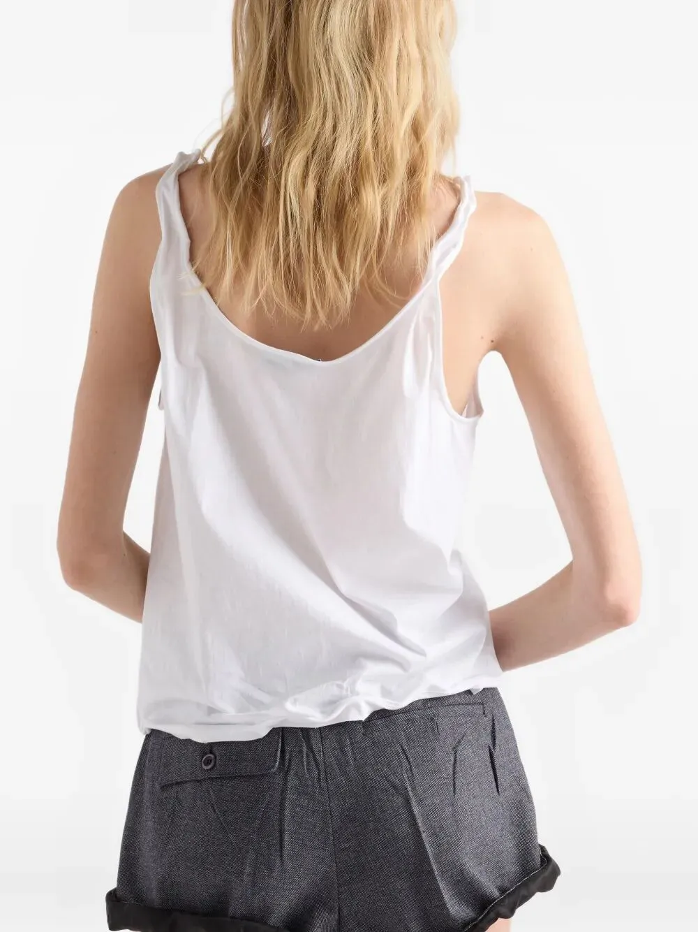 COTTON JERSEY TANK TOP sold by Lord & Taylor product image thumbnail 3