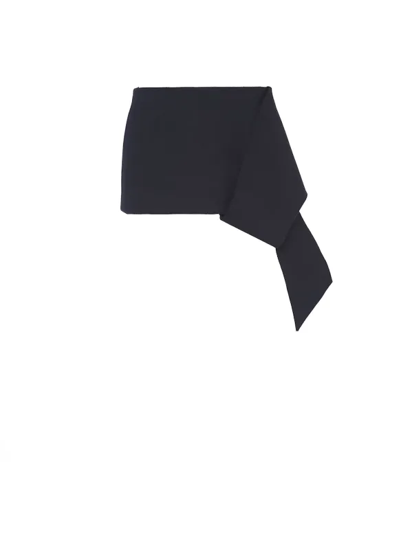ASYMMETRIC-HEM MINI SKIRT made by Prada
