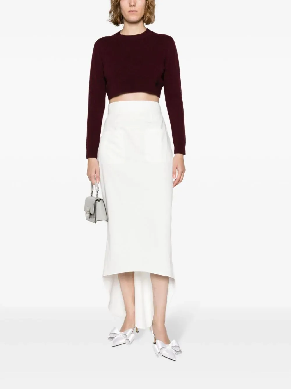 FLUTED MIDI SKIRT sold by Lord & Taylor product image thumbnail 2