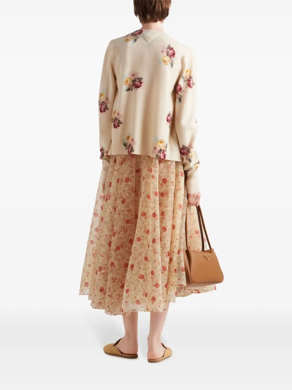 POPPY PRINT NYLONETTE MIDI SKIRT sold by Lord & Taylor product image thumbnail 4