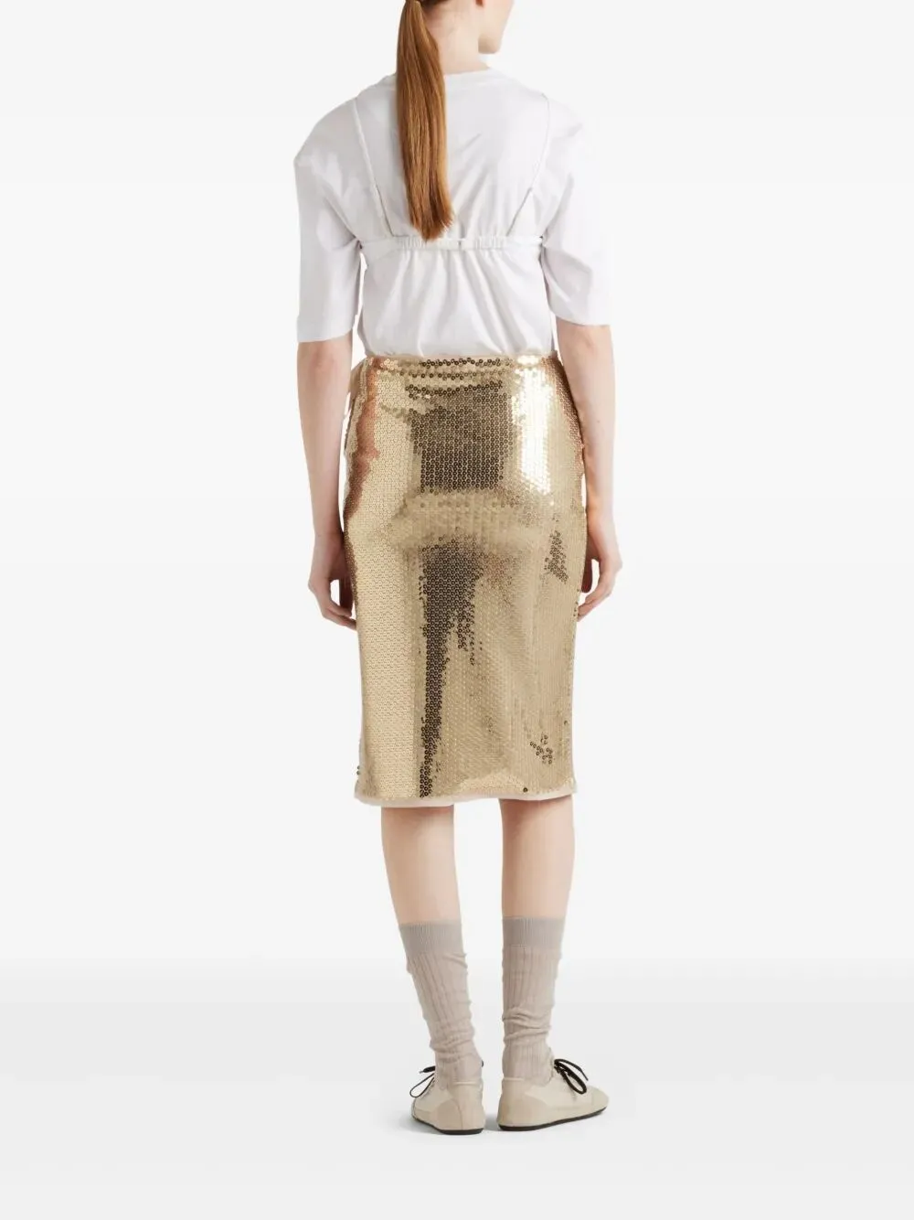 SEQUINED PENCIL SKIRT sold by Lord & Taylor product image thumbnail 3