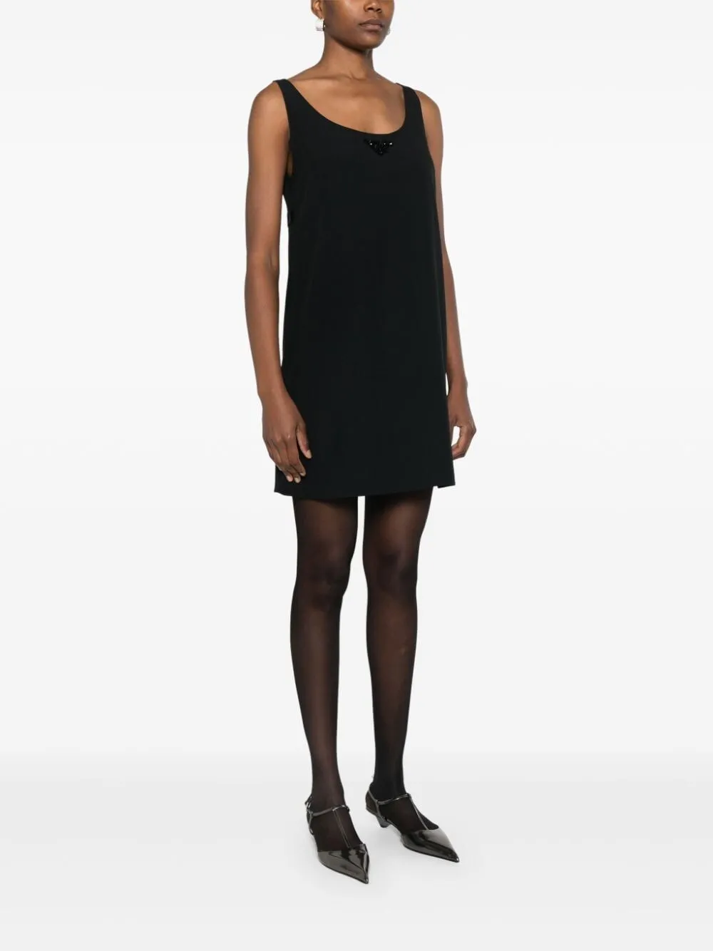 BOW DETAILING CREPE MINI DRESS sold by Lord & Taylor product image thumbnail 2