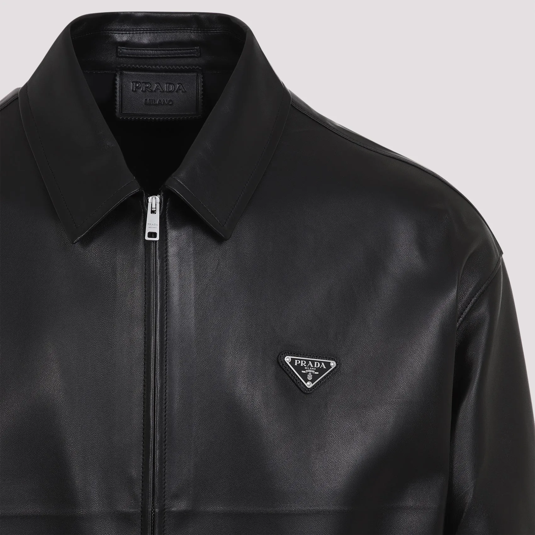 LEATHER ZIPPER JACKET sold by Lord & Taylor product image thumbnail 5