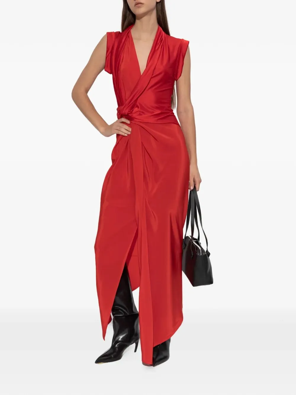ASYMMETRIC TWIST DETAIL DRESS sold by Lord & Taylor product image thumbnail 5
