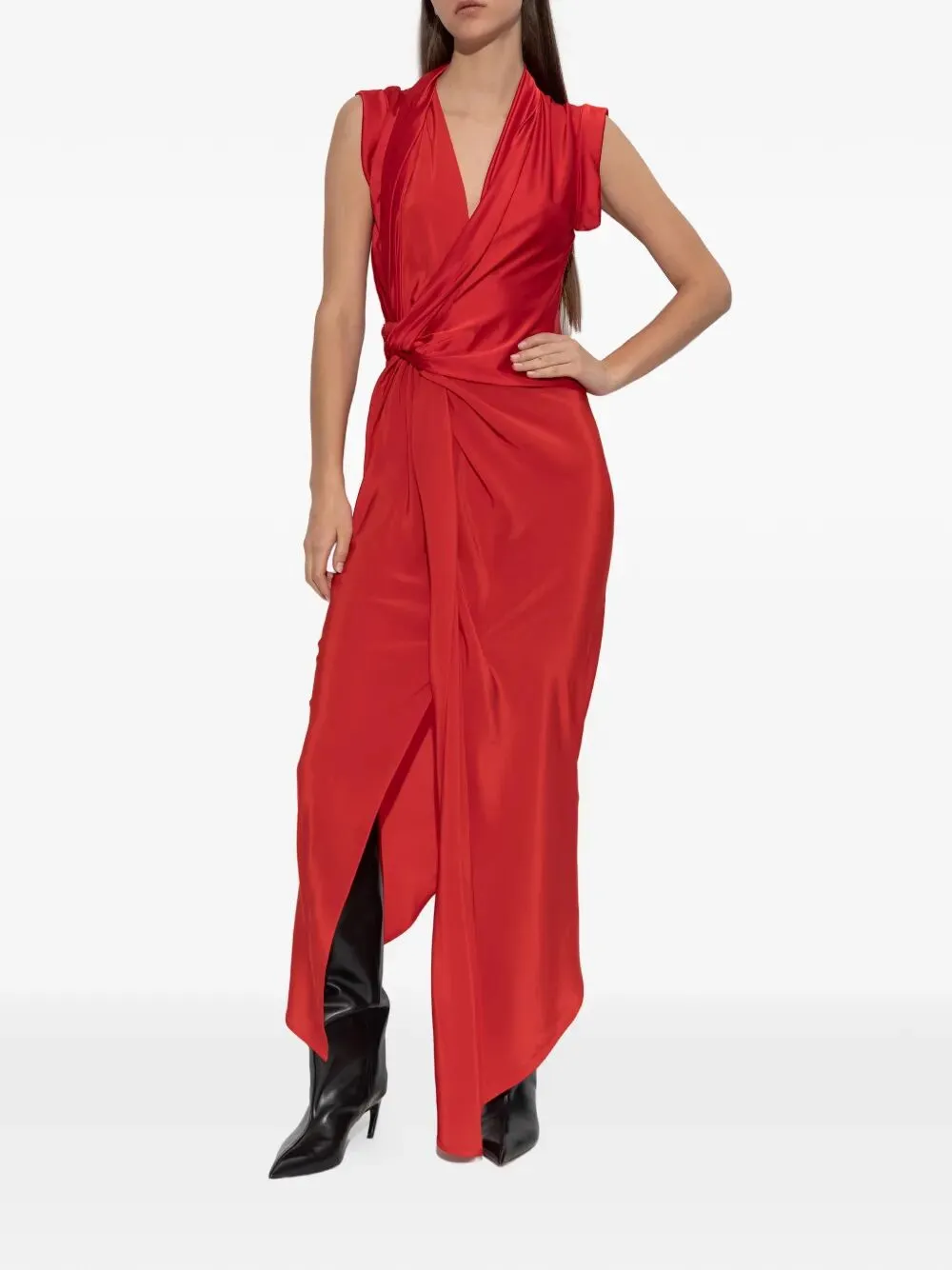 ASYMMETRIC TWIST DETAIL DRESS sold by Lord & Taylor product image thumbnail 2