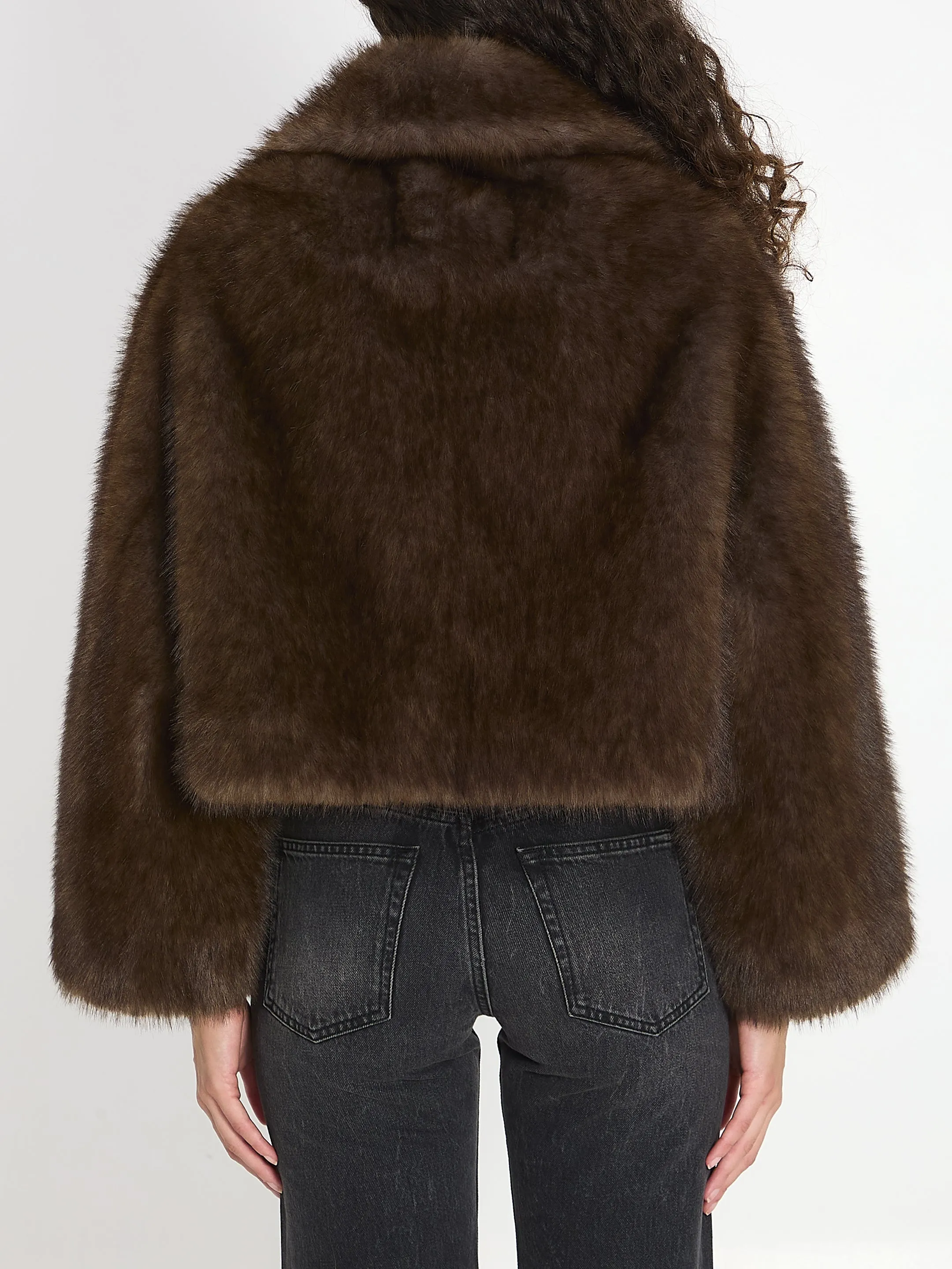FAUX FUR JACKET sold by Lord & Taylor product image thumbnail 4