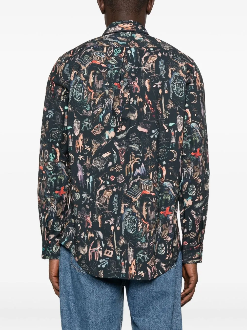 PRINTED COTTON SHIRT sold by Lord & Taylor product image thumbnail 2