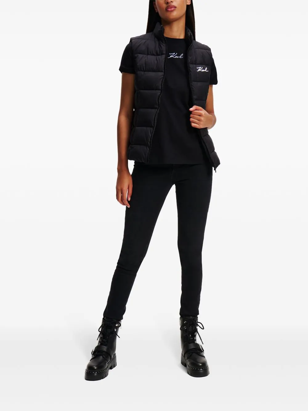 CHALECO SPORT NEGRO LOGO BLANCO sold by Lord & Taylor