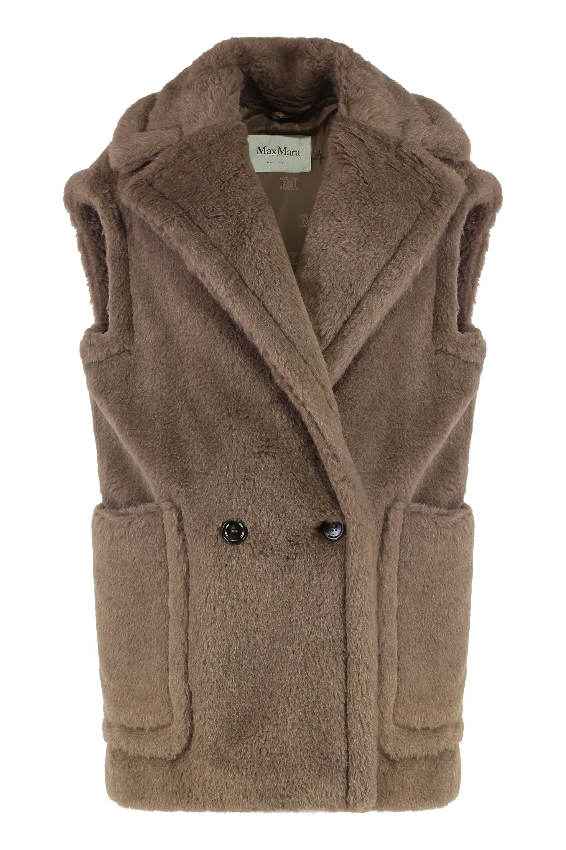 TEDDY VEST MADE OF ALPACA AND WOOL sold by Lord & Taylor