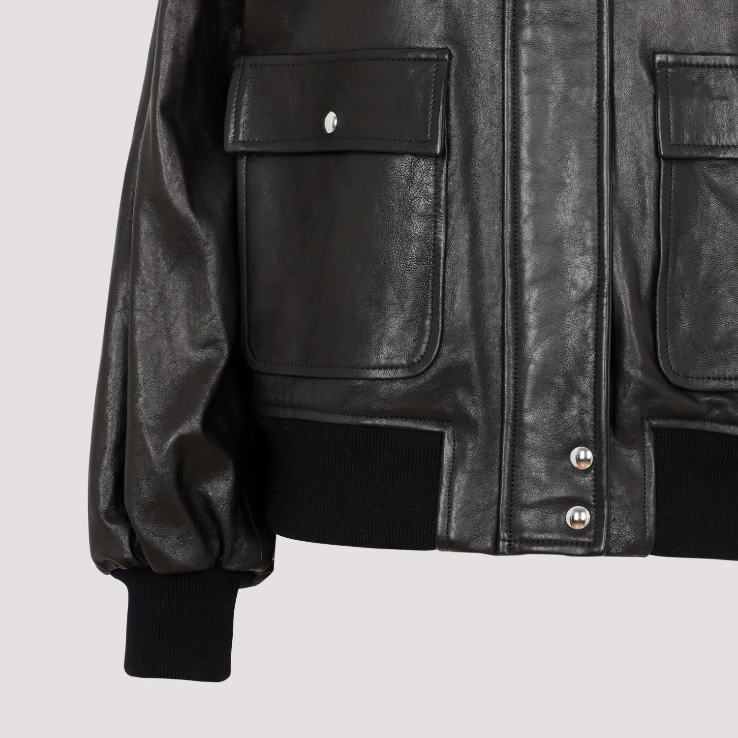"SHELLAR" LEATHER JACKET sold by Lord & Taylor product image thumbnail 5