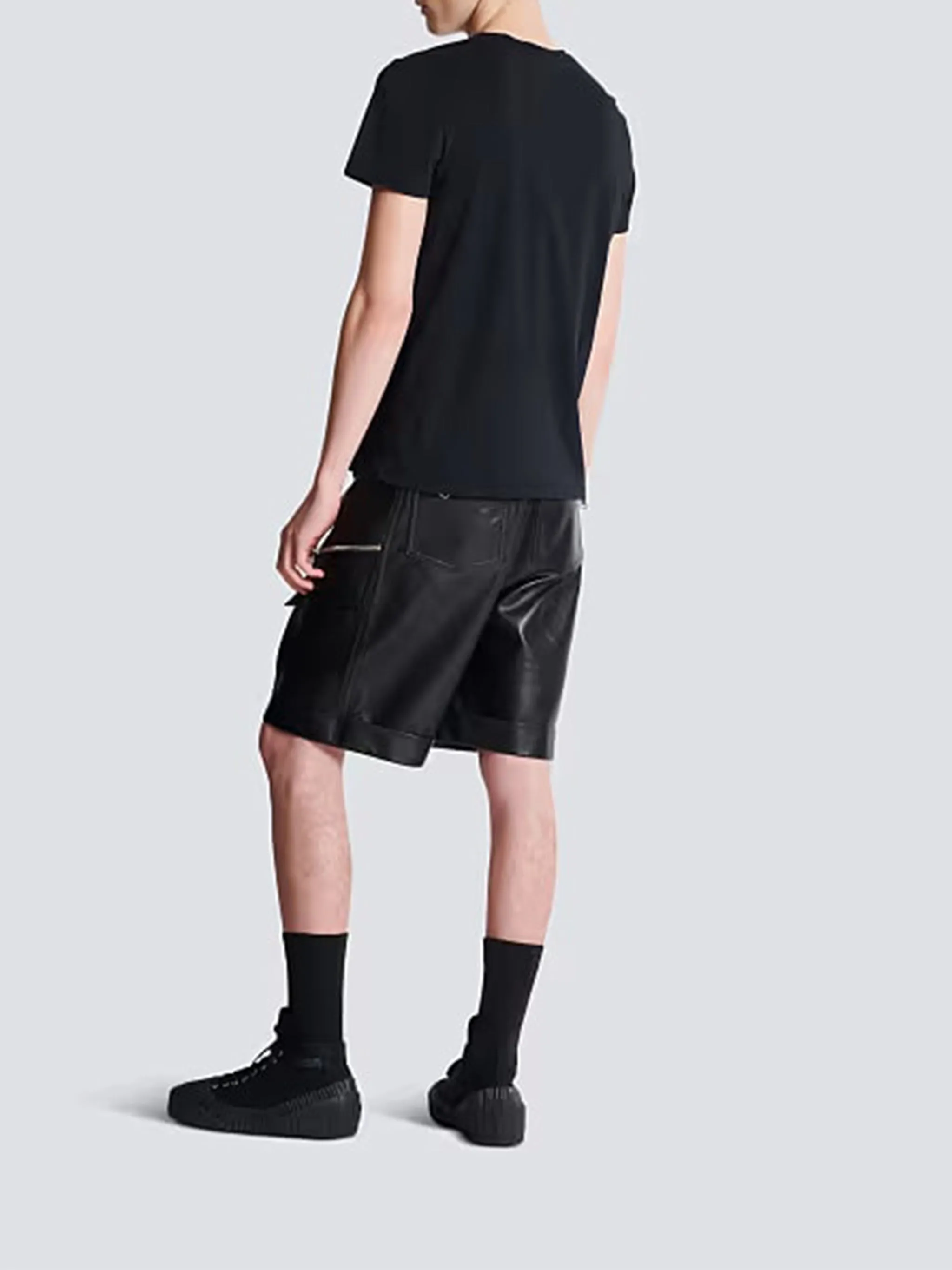BLACK WHITE COTTON T-SHIRT sold by Lord & Taylor product image thumbnail 3