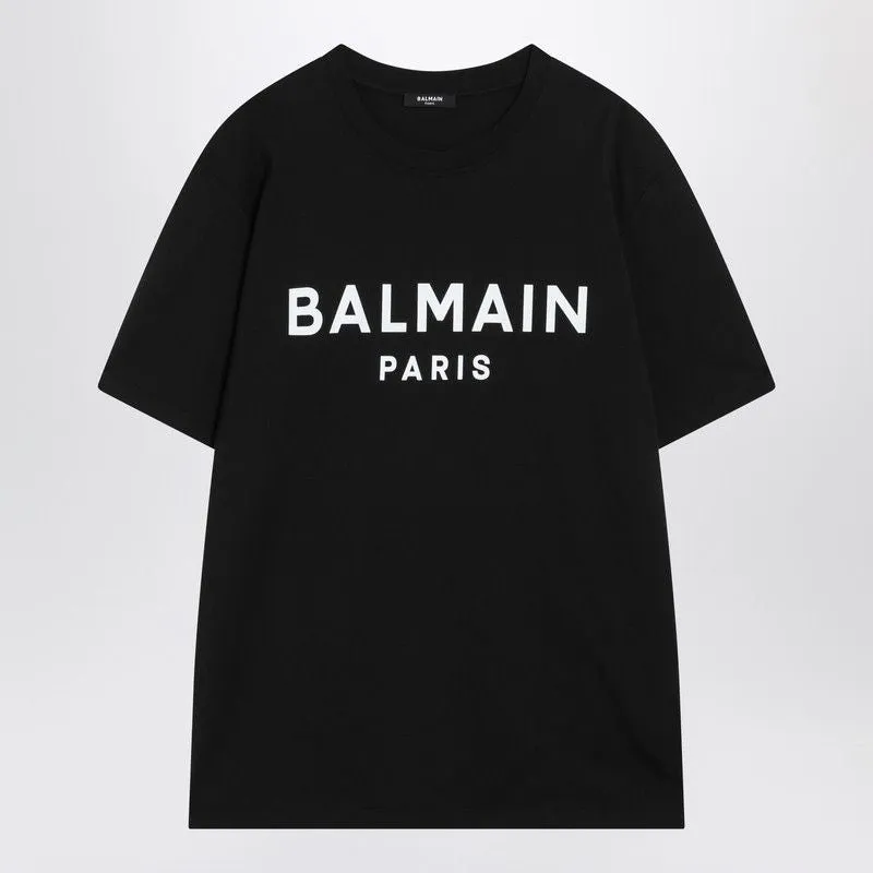 BLACK WHITE COTTON T-SHIRT sold by Lord & Taylor