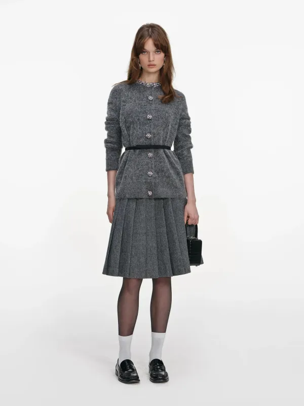 CRYSTAL TRIM CARDIGAN sold by Lord & Taylor