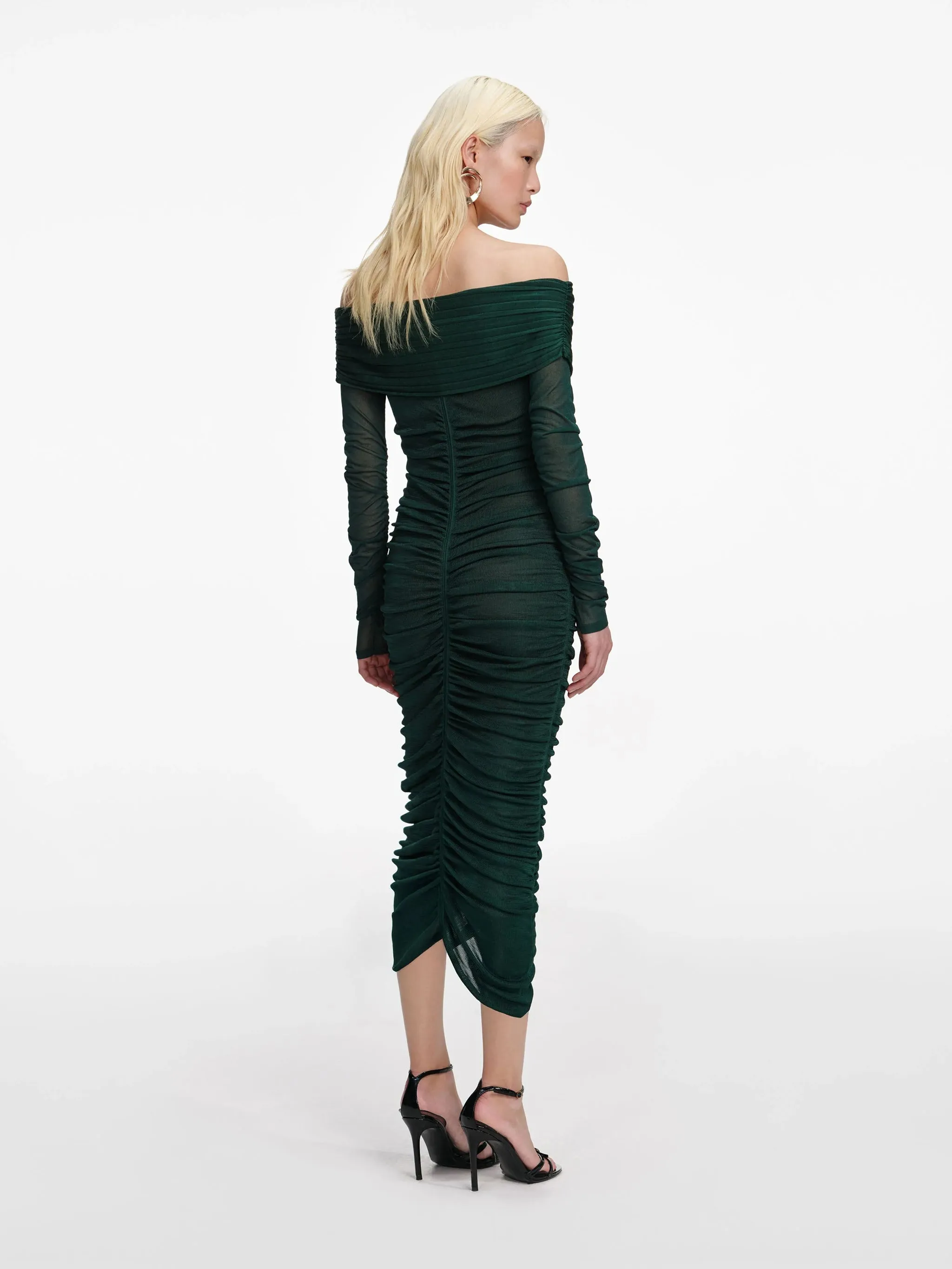 VISCOSE KNIT MIDI DRESS sold by Lord & Taylor product image thumbnail 3