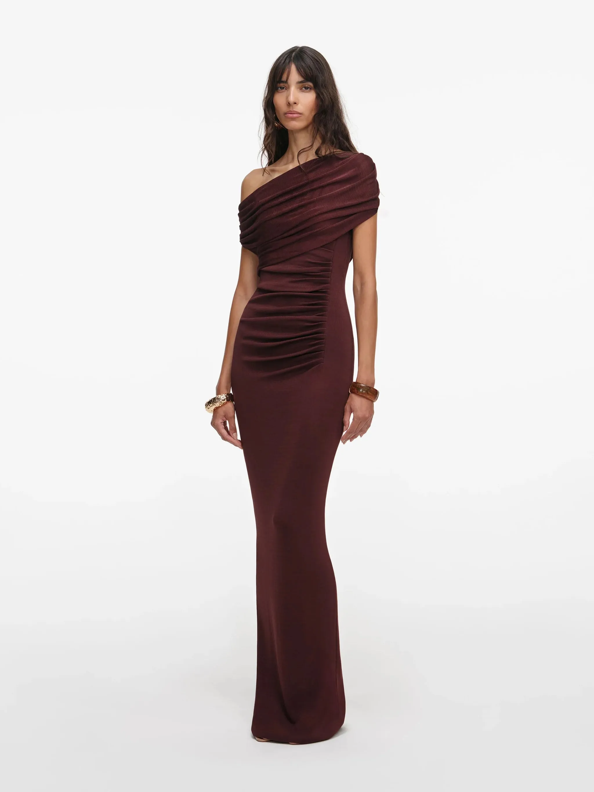 DRAPED KNIT MIDI DRESS sold by Lord & Taylor product image thumbnail 3