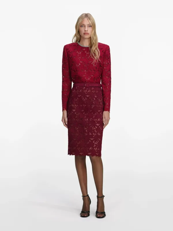 LACE MIDI SKIRT sold by Lord & Taylor