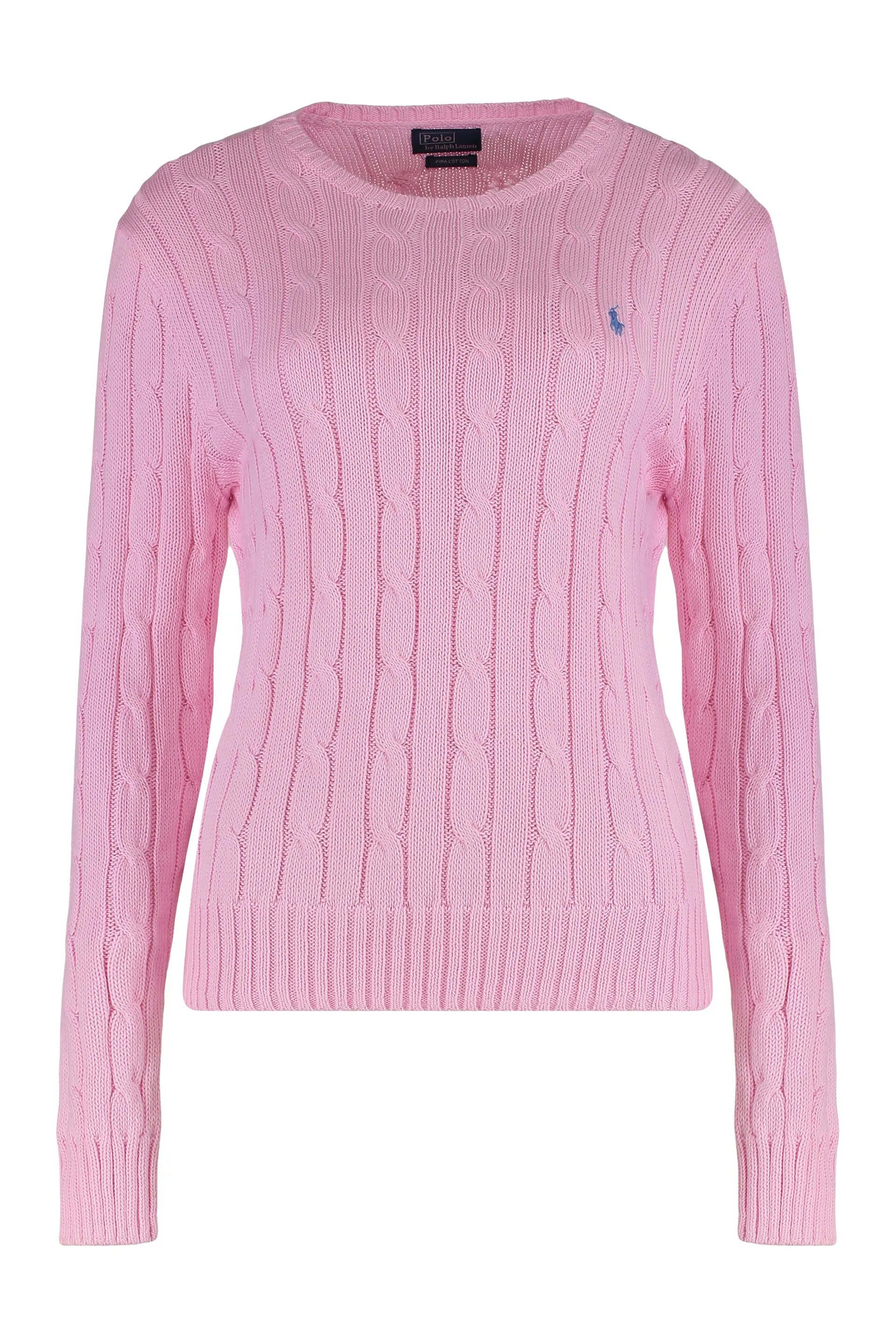 CABLE-KNIT SLIM FIT COTTON CREWNECK JUMPER sold by Lord & Taylor