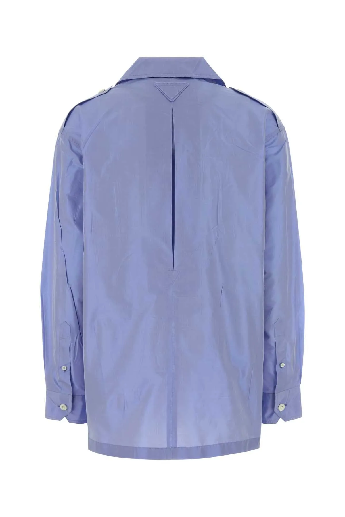 LIGHT-BLUE TAFFETA SHIRT sold by Lord & Taylor product image thumbnail 2