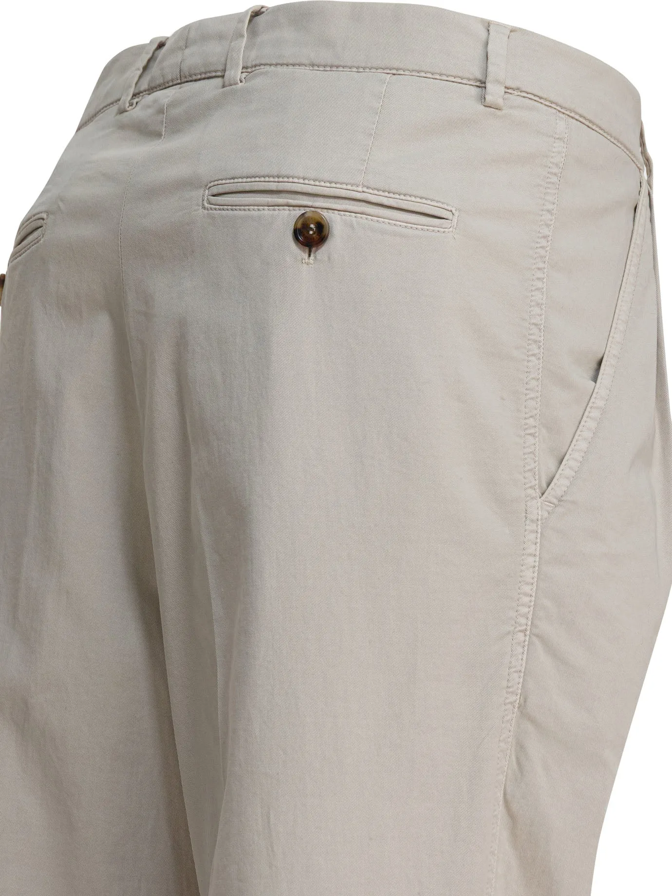 BEIGE COTTON BLEND TROUSERS sold by Lord & Taylor product image thumbnail 4