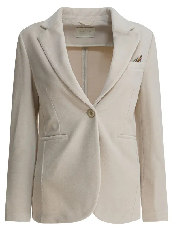 BEIGE COTTON BLEND JACKET sold by Lord & Taylor