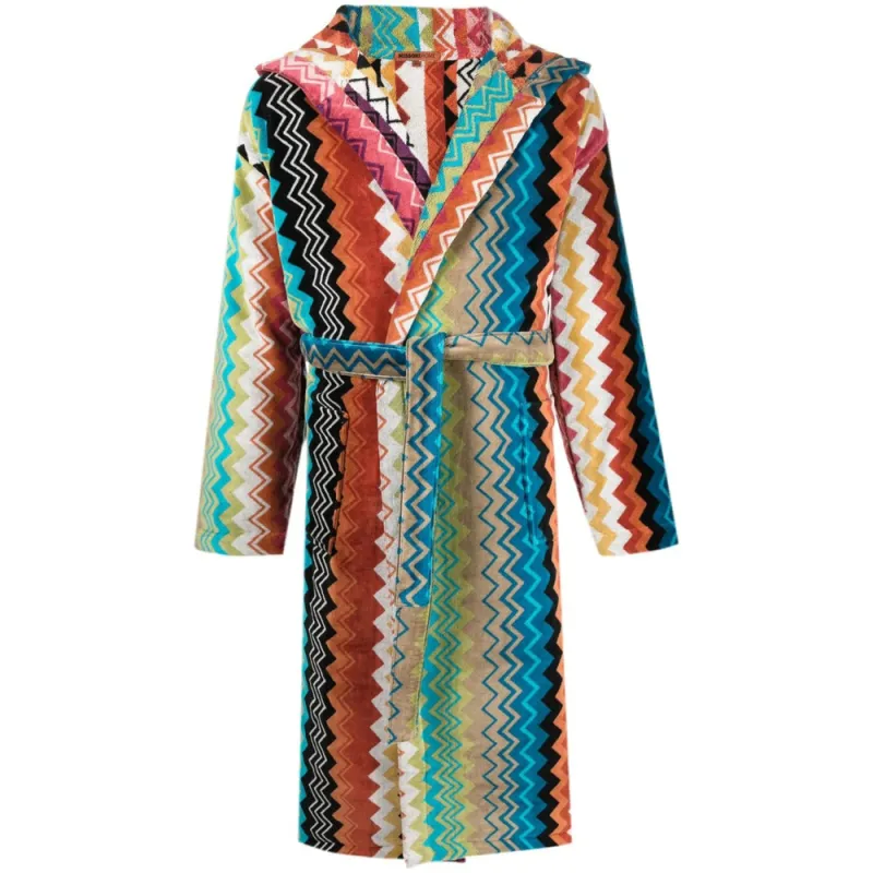 Multicolour Zigzag Print Hooded Accessory sold by Lord & Taylor